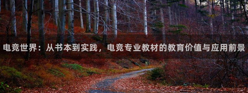 火狐电竞app-官网下载：电竞世界：从书本到实践，电竞专业教材的教育价值与应用前景