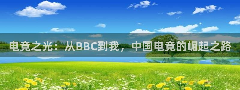 火狐电竞在线入口官网：电竞之光：从BBC到我，中国电竞的崛起之路