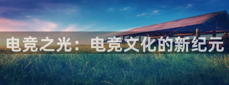 火狐电竞首页：电竞之光：电竞文化的新纪元